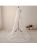 Ivory Lace Edge Cathedral Length Wedding Veil